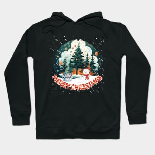 MERRY CHRISTMAS, LET IT SNOW,SNOWMAN Hoodie